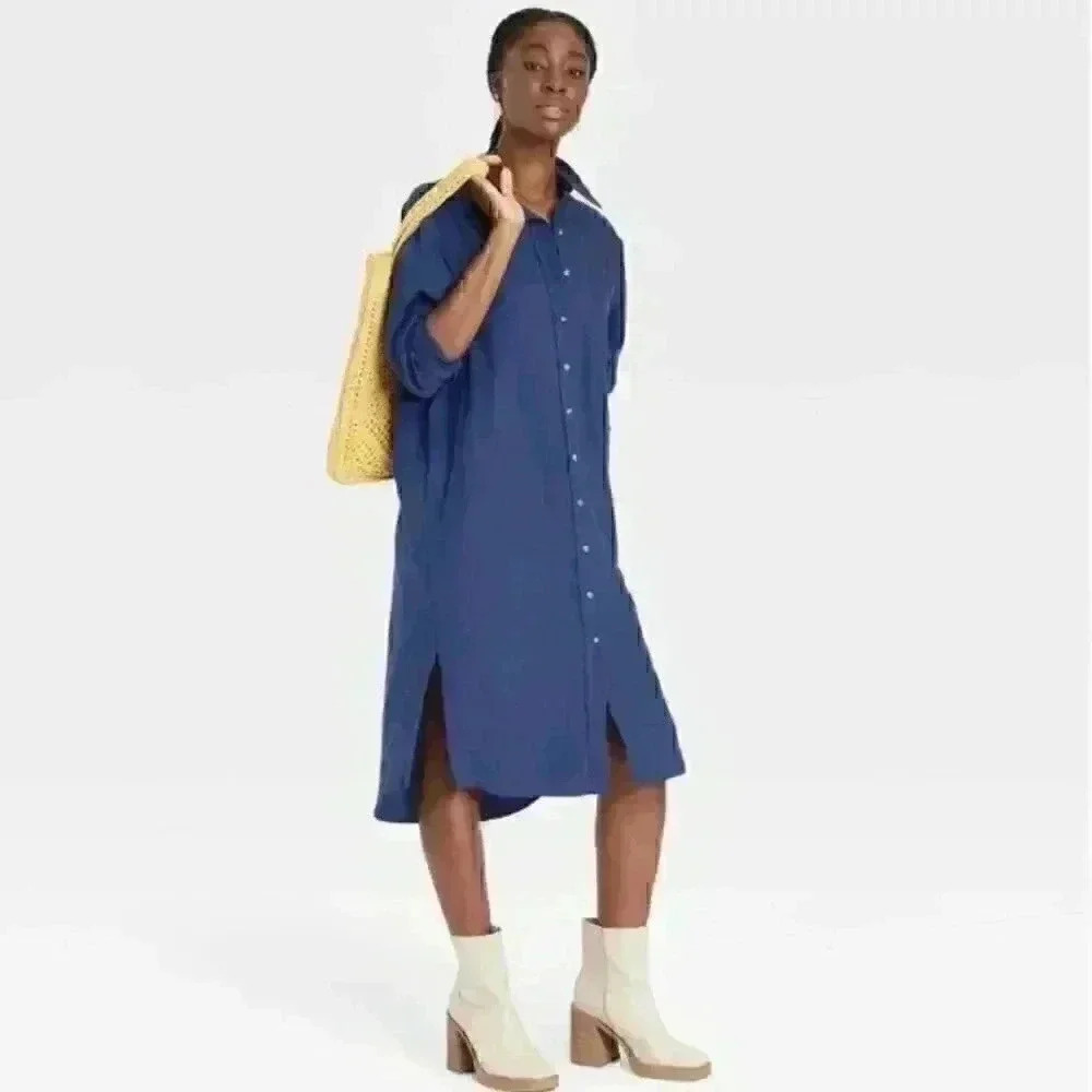 Universal Thread Button-Down Shirtdress NWT - image 1